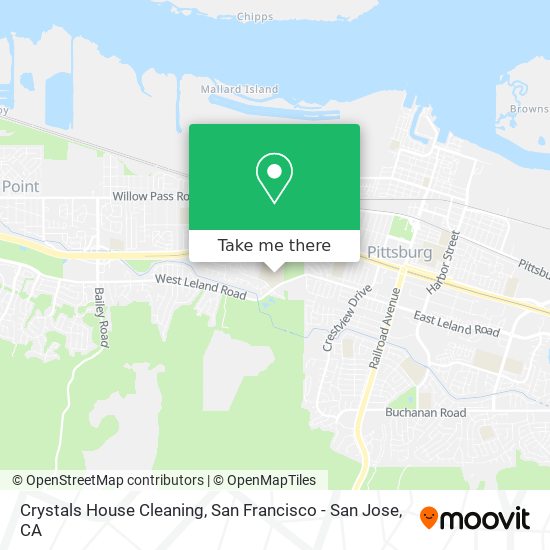 Crystals House Cleaning map