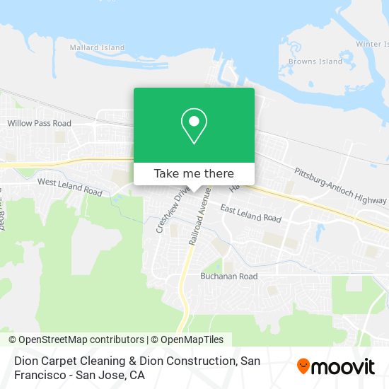 Dion Carpet Cleaning & Dion Construction map