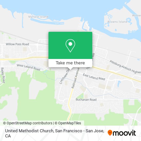 Mapa de United Methodist Church