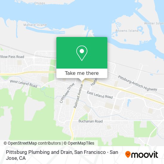 Mapa de Pittsburg Plumbing and Drain