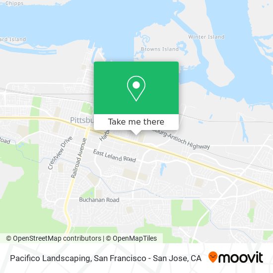 Pacifico Landscaping map