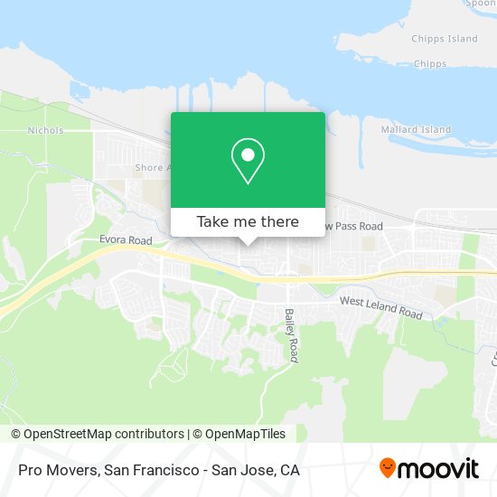 Mapa de Pro Movers