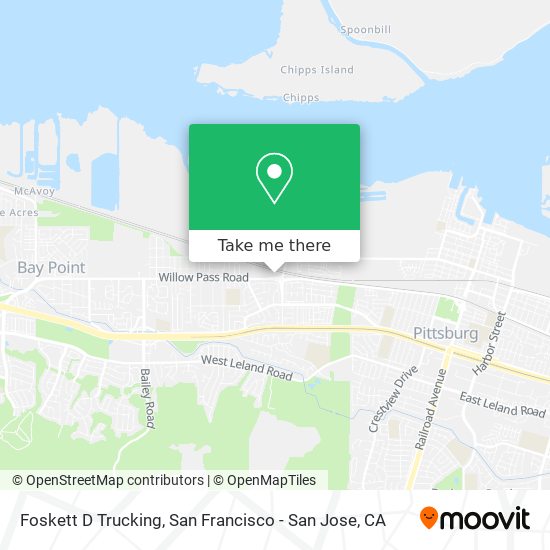 Foskett D Trucking map