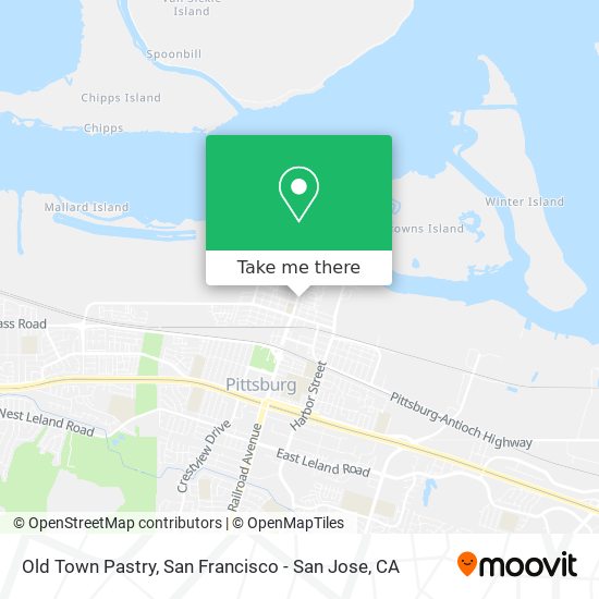 Old Town Pastry map