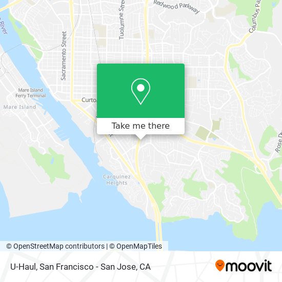 U-Haul map