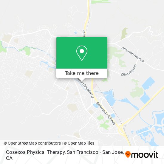 Cosexos Physical Therapy map