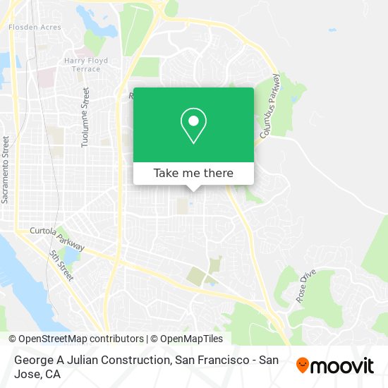 George A Julian Construction map