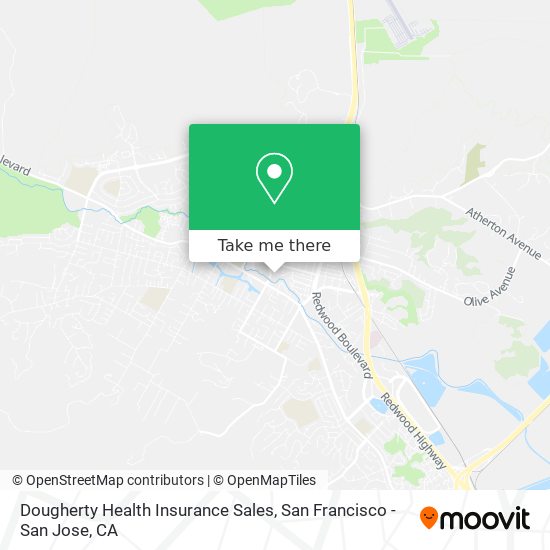 Dougherty Health Insurance Sales map