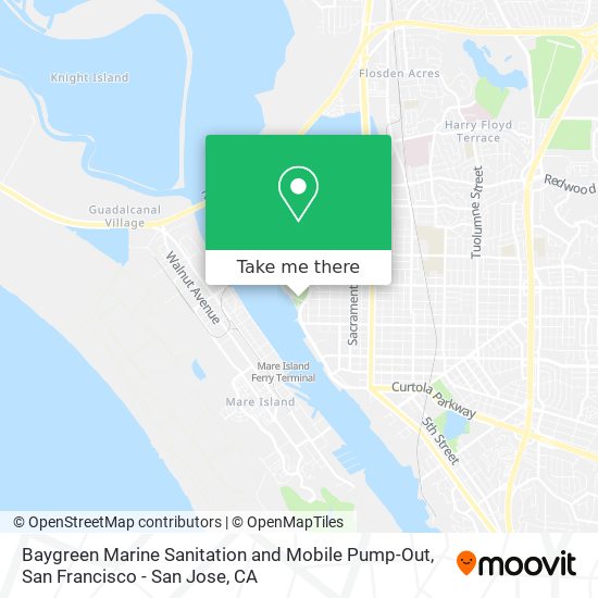 Baygreen Marine Sanitation and Mobile Pump-Out map