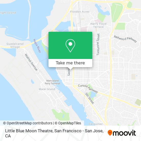 Little Blue Moon Theatre map