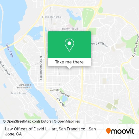 Law Offices of David L Hart map