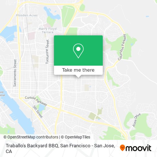 Traballo's Backyard BBQ map