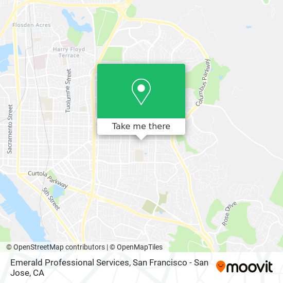 Emerald Professional Services map