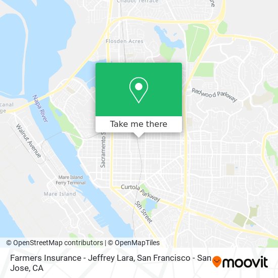 Mapa de Farmers Insurance - Jeffrey Lara