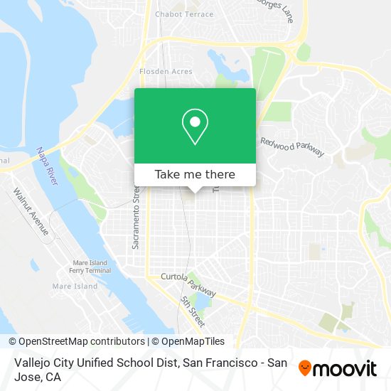 Mapa de Vallejo City Unified School Dist