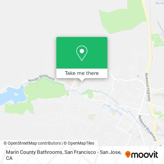 Marin County Bathrooms map