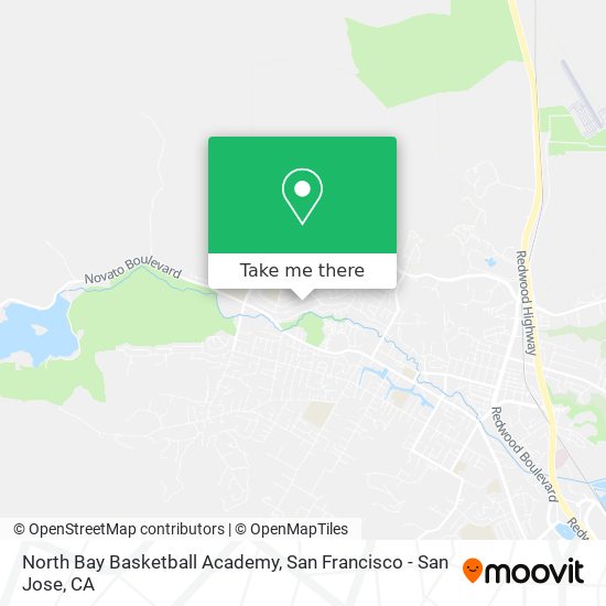 North Bay Basketball Academy map