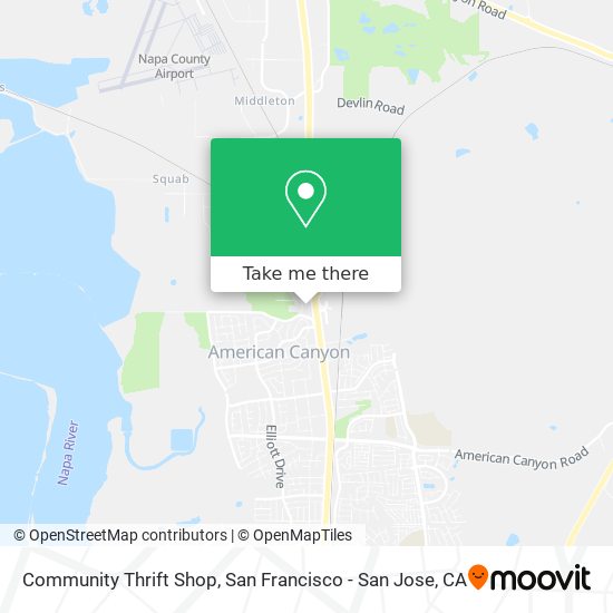 Community Thrift Shop map