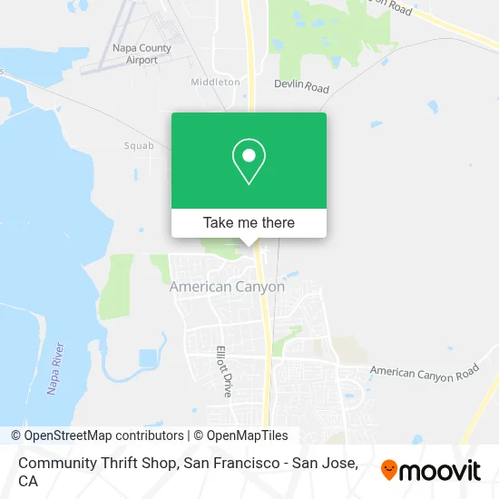 Community Thrift Shop map