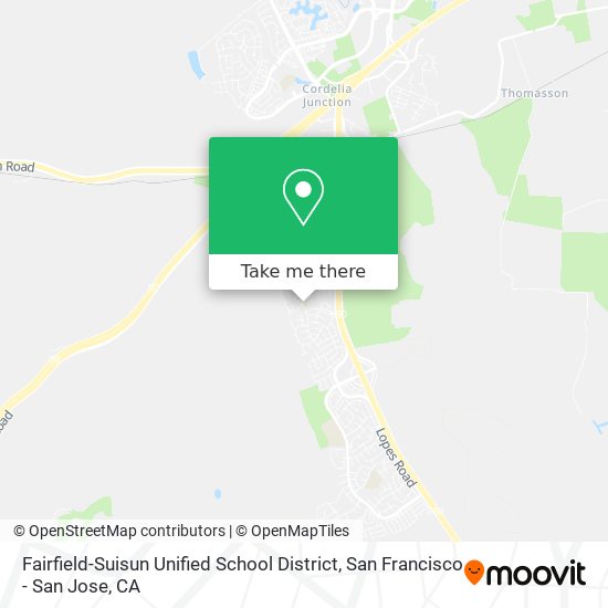 Mapa de Fairfield-Suisun Unified School District