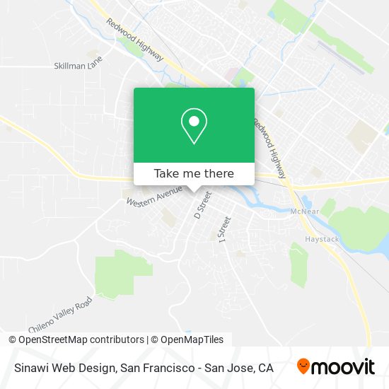 Sinawi Web Design map