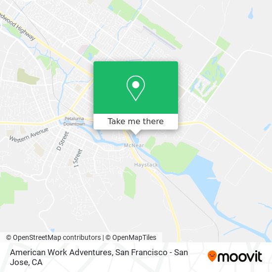 Mapa de American Work Adventures