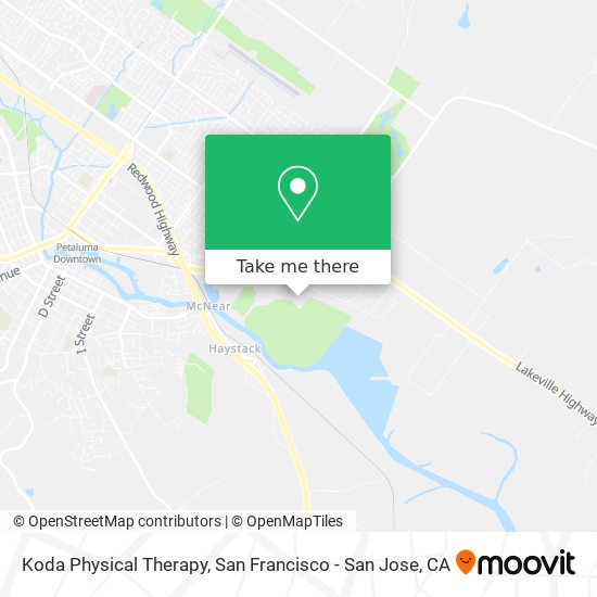 Koda Physical Therapy map