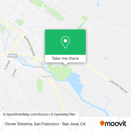 Mapa de Clover Sonoma