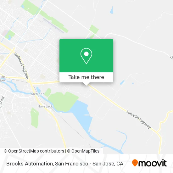 Brooks Automation map