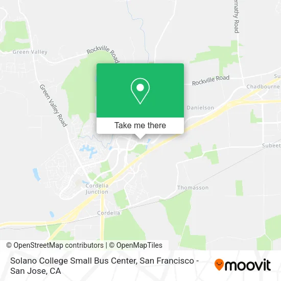 Mapa de Solano College Small Bus Center
