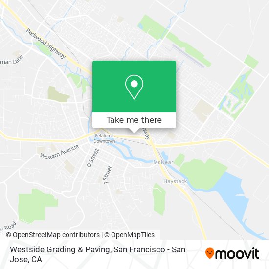 Westside Grading & Paving map