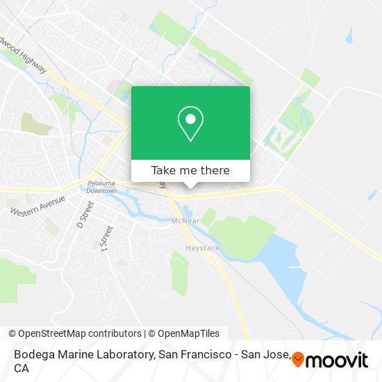 Mapa de Bodega Marine Laboratory