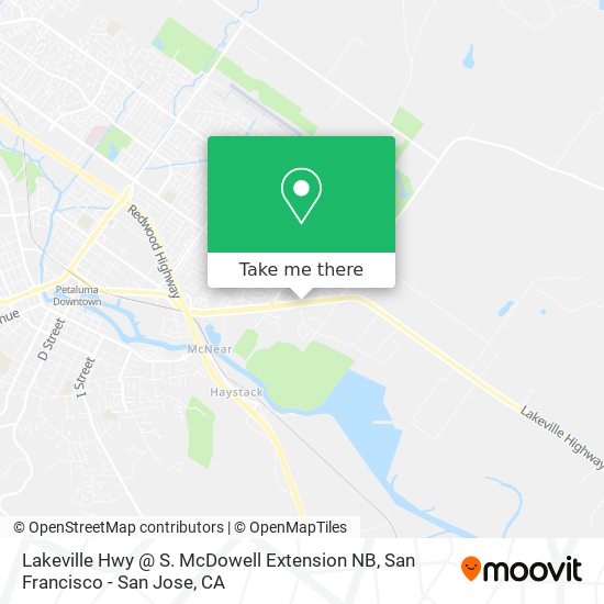 Mapa de Lakeville Hwy @ S. McDowell Extension NB