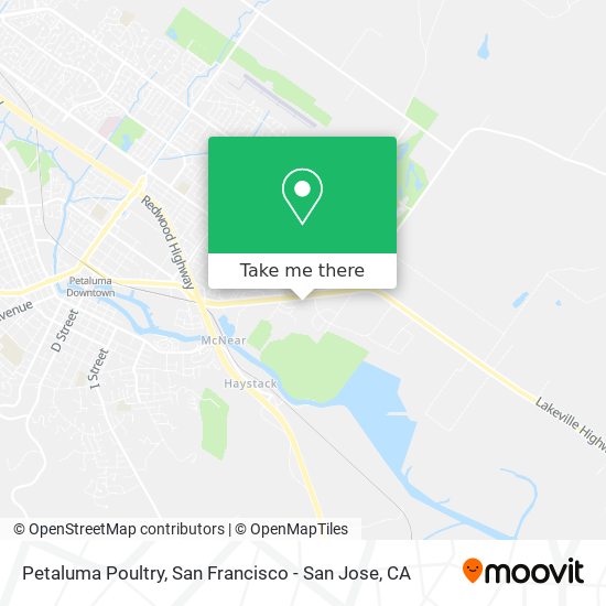 Petaluma Poultry map