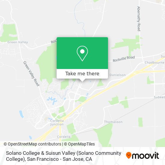 Mapa de Solano College & Suisun Valley (Solano Community College)