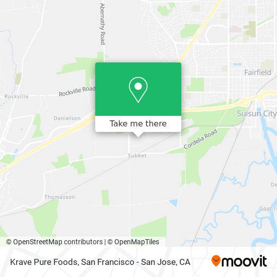 Krave Pure Foods map