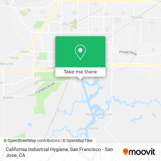 Mapa de California Industrial Hygiene