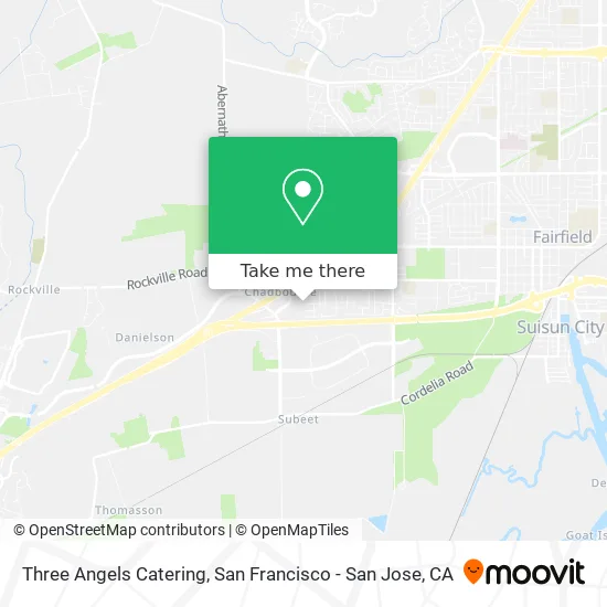 Three Angels Catering map