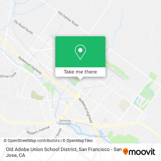 Old Adobe Union School District map