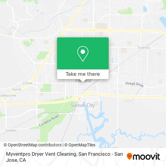 Myventpro Dryer Vent Cleaning map