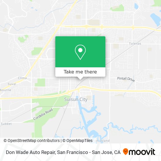 Don Wade Auto Repair map