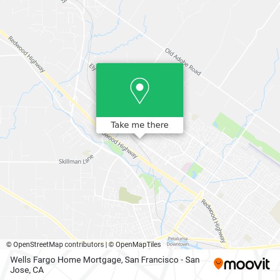 Mapa de Wells Fargo Home Mortgage