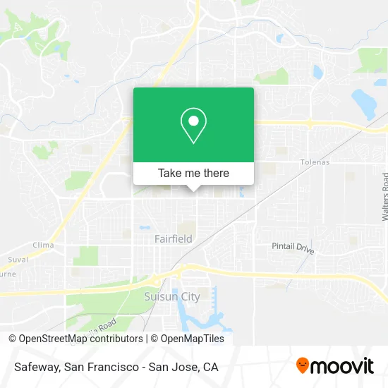 Mapa de Safeway