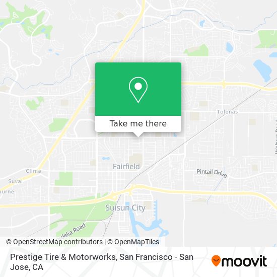 Prestige Tire & Motorworks map