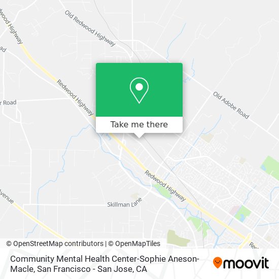 Mapa de Community Mental Health Center-Sophie Aneson-Macle