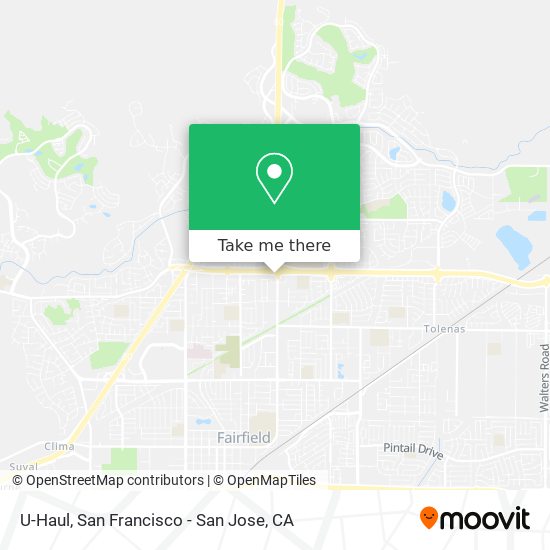 U-Haul map