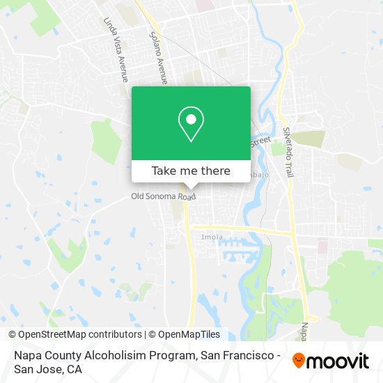 Mapa de Napa County Alcoholisim Program