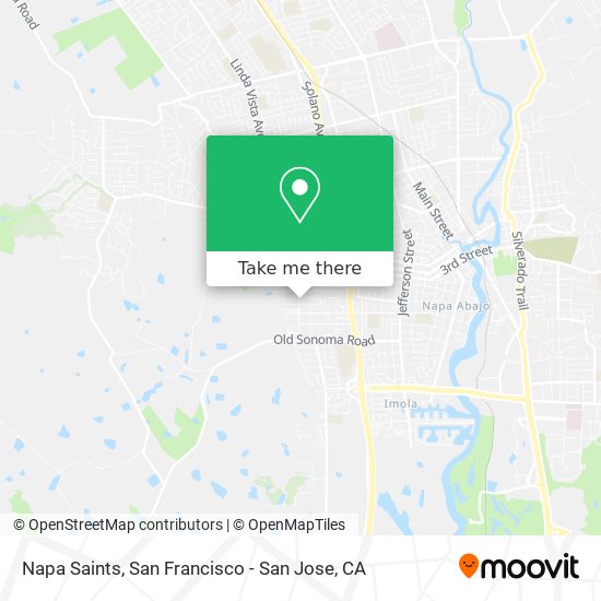 Napa Saints map