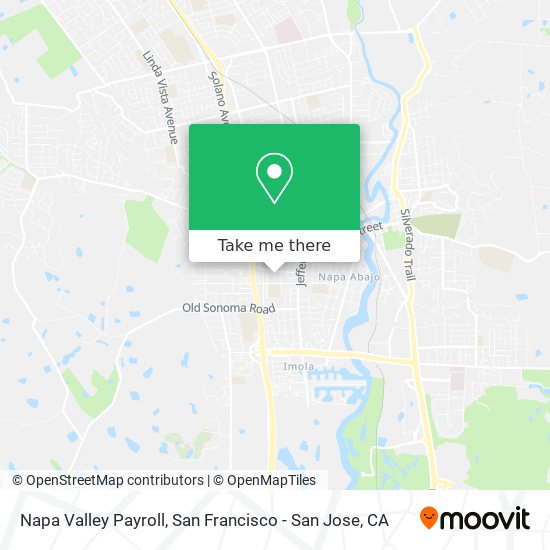 Mapa de Napa Valley Payroll