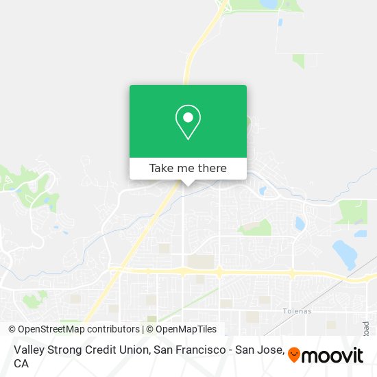 Valley Strong Credit Union map